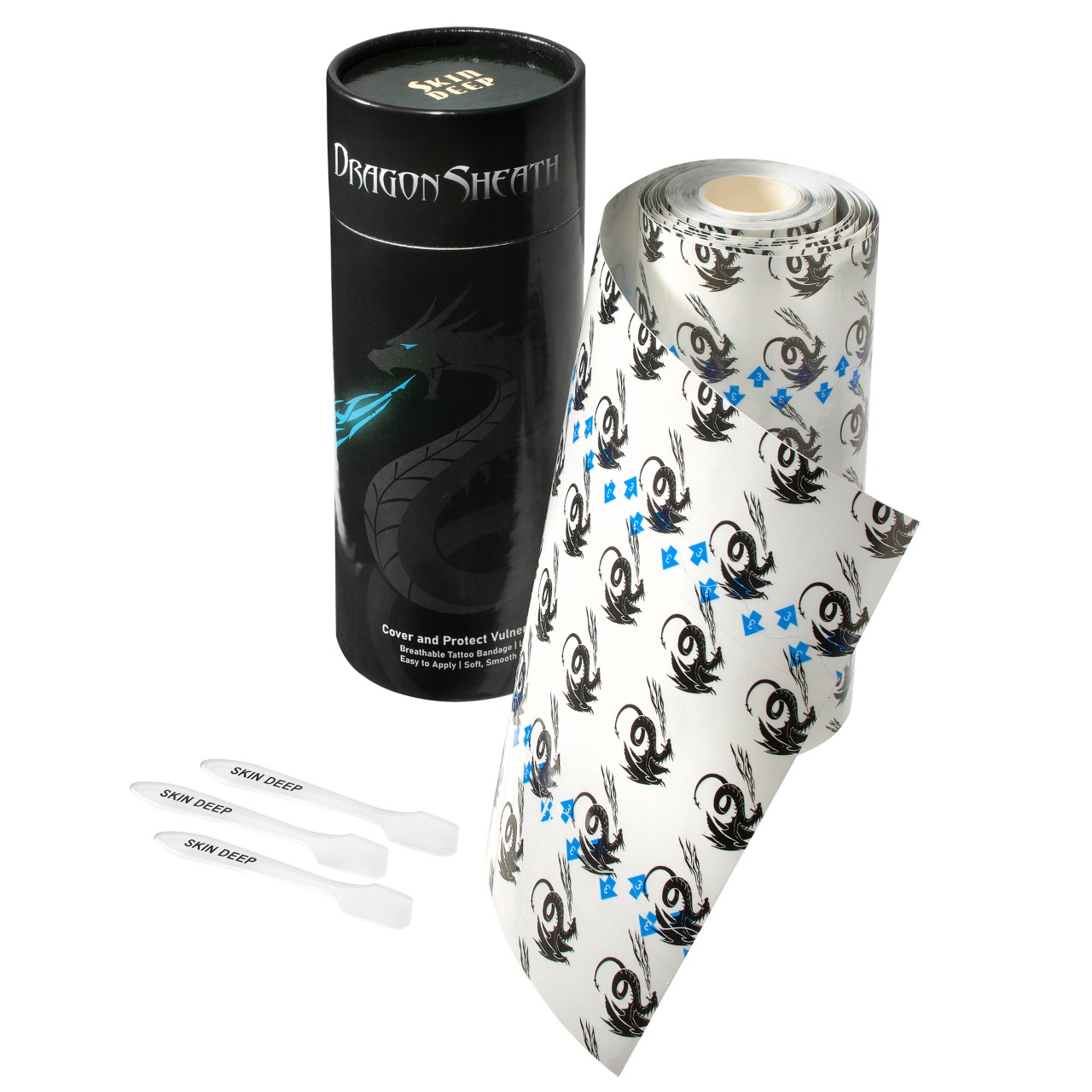 Dragon Sheath Sterile Tattoo Aftercare Bandage Skin Deep Brand