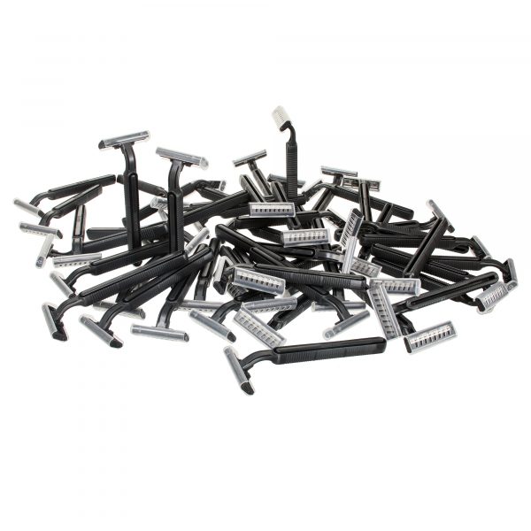 Tattoo Prep Razors - Disposable Razors For Men - Twin Blade Razors for Women - Bulk Razor