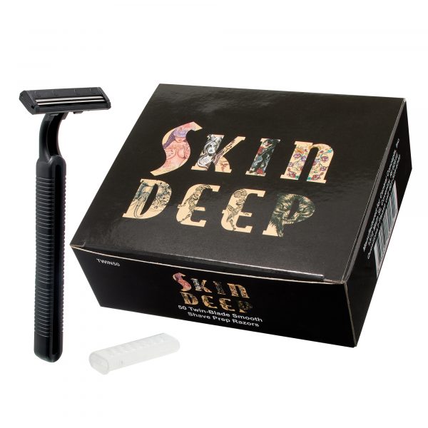 Tattoo Prep Razors - Disposable Razors For Men - Twin Blade Razors for Women - Bulk Razor - Image 2
