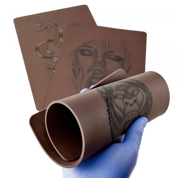 Skin Deep Thick Tattoo Practice Skin - 290 x 195 x 3mm (Brown) - Image 5
